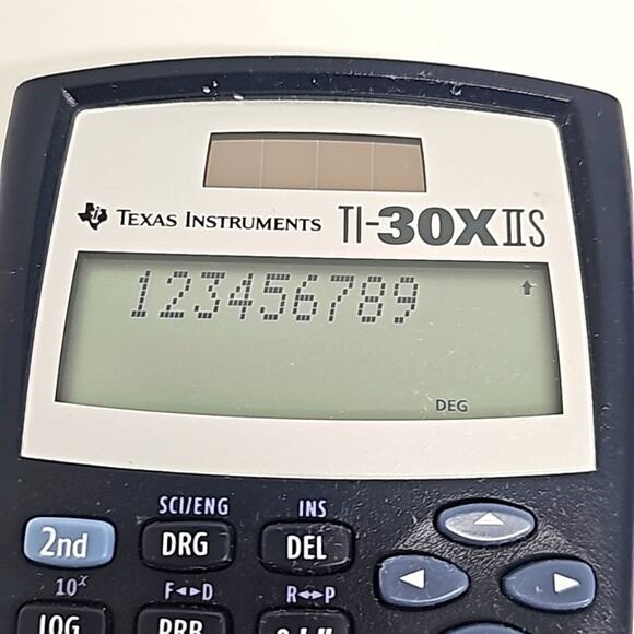 Texas Instruments TI-30XIIS Calculator Black and Blue Science Engineering Works - Picture 5 of 8
